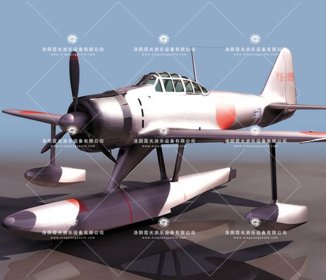 拜城3D模型飞机_